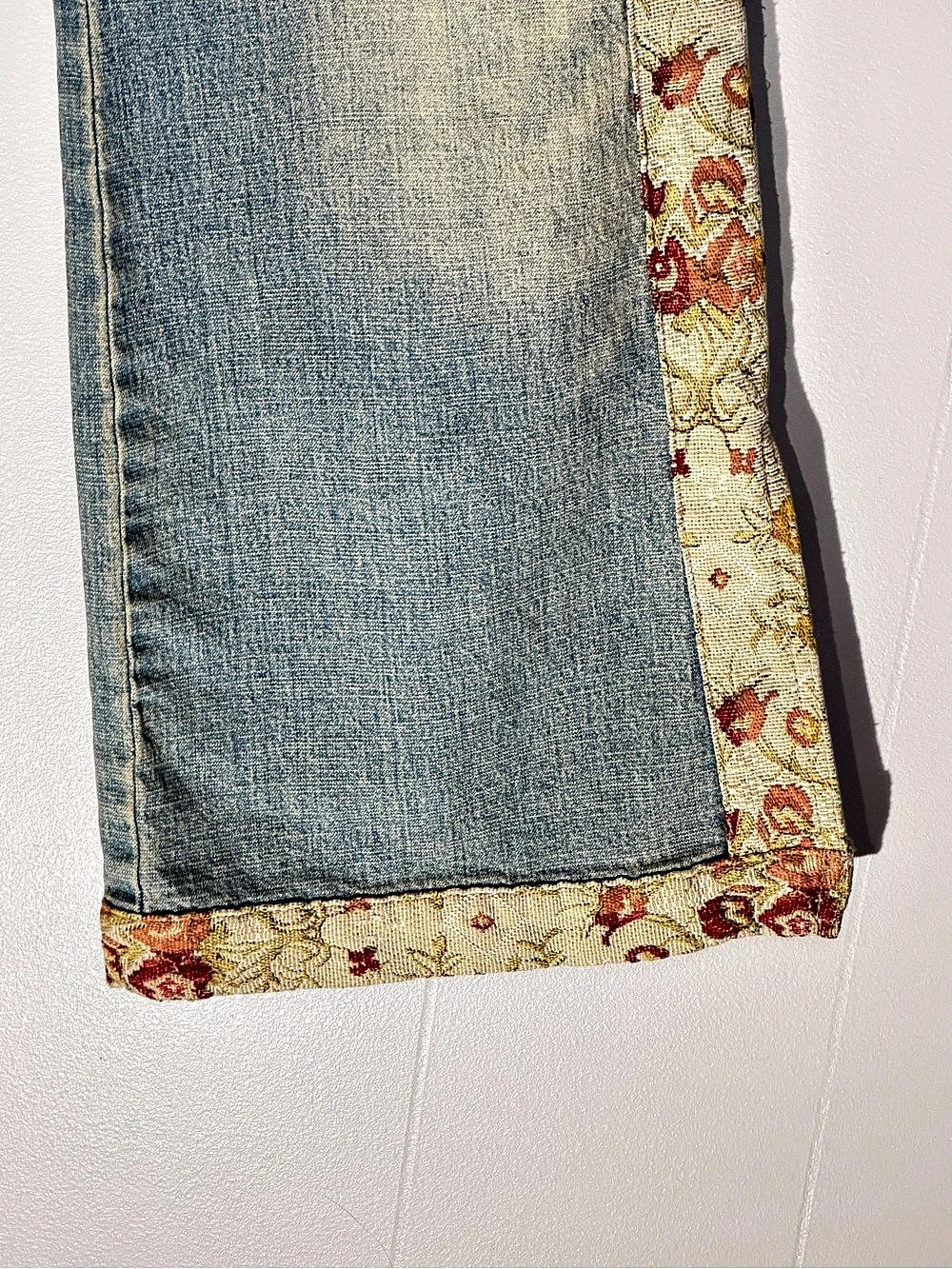 Vintage Crest The Collection Floral Boot Cut Jeans Plus Y2K Size 21/22 Boho - Picture 8 of 13